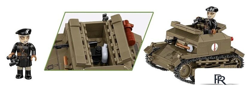 Конструктор Cobi Historical Collection WWII Tankette TK-3 - Изображение №13 — Интернет-магазин ПроЗаказ