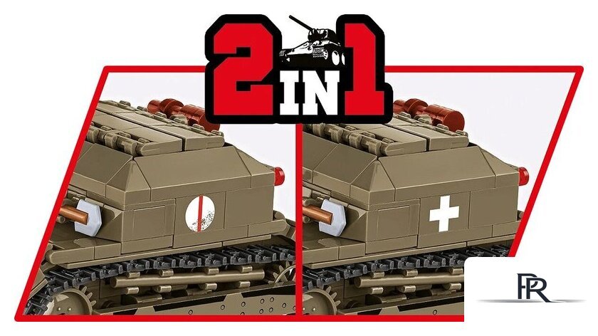 Конструктор Cobi Historical Collection WWII Tankette TK-3 - Изображение №7 — Интернет-магазин ПроЗаказ