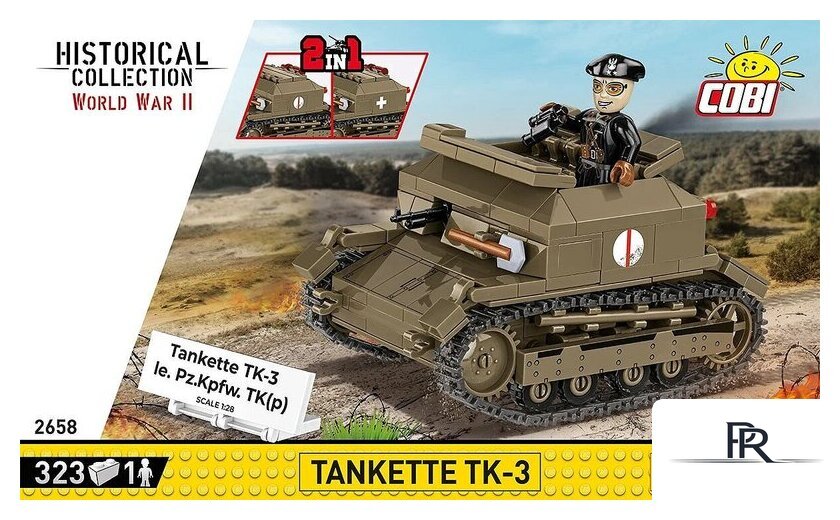 Конструктор Cobi Historical Collection WWII Tankette TK-3 - Изображение №1 — Интернет-магазин ПроЗаказ