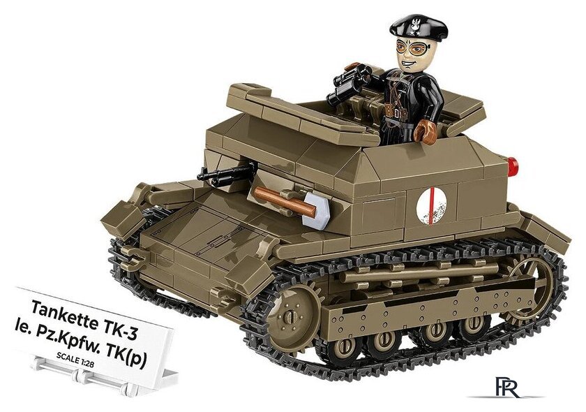Конструктор Cobi Historical Collection WWII Tankette TK-3 - Изображение №2 — Интернет-магазин ПроЗаказ