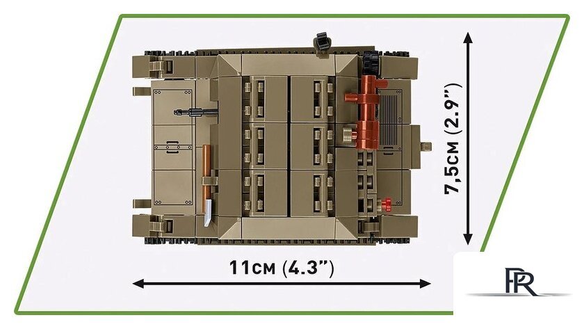 Конструктор Cobi Historical Collection WWII Tankette TK-3 - Изображение №10 — Интернет-магазин ПроЗаказ