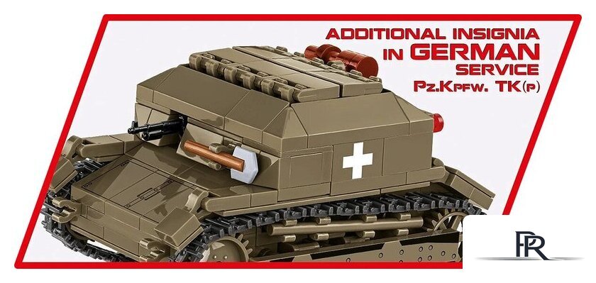 Конструктор Cobi Historical Collection WWII Tankette TK-3 - Изображение №6 — Интернет-магазин ПроЗаказ