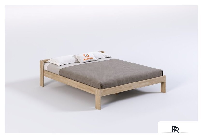 Кровать Домаклево Маруся Сосна 140x200 (натуральный) - Изображение №2 — Интернет-магазин ПроЗаказ