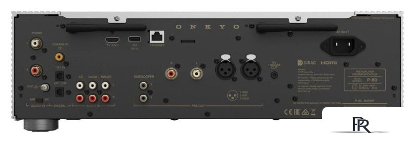 Предварительный усилитель Onkyo P-80 (серебристый) - Изображение №5 — Интернет-магазин ПроЗаказ