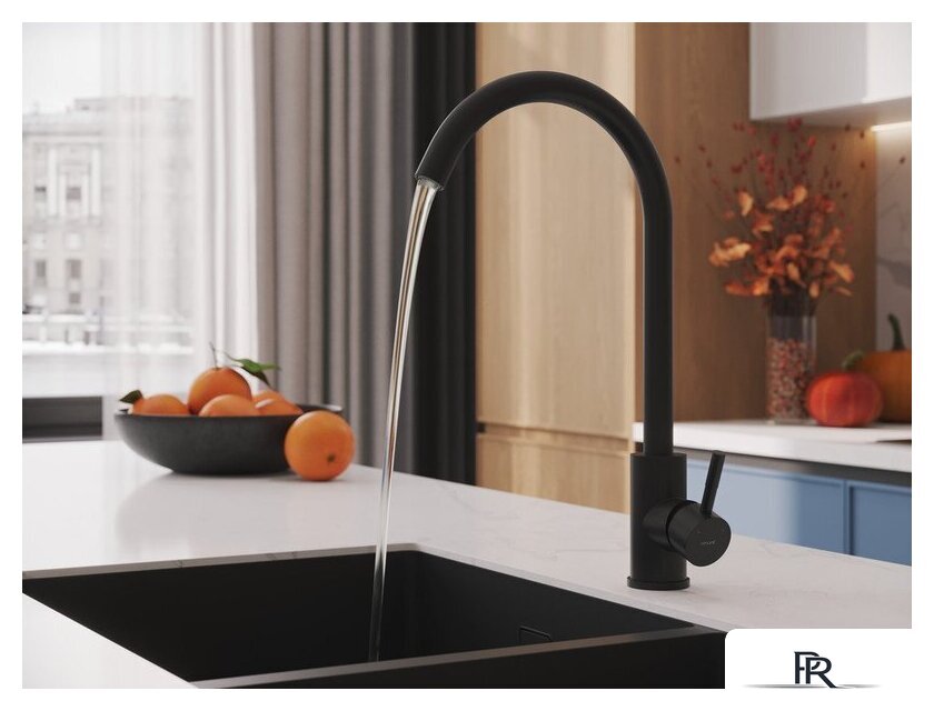 Смеситель Cersanit Cомо однорычажный 68243 (черный) - Изображение №11 — Интернет-магазин ПроЗаказ