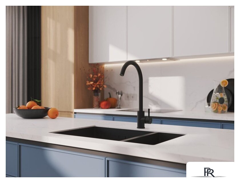 Смеситель Cersanit Cомо однорычажный 68243 (черный) - Изображение №10 — Интернет-магазин ПроЗаказ