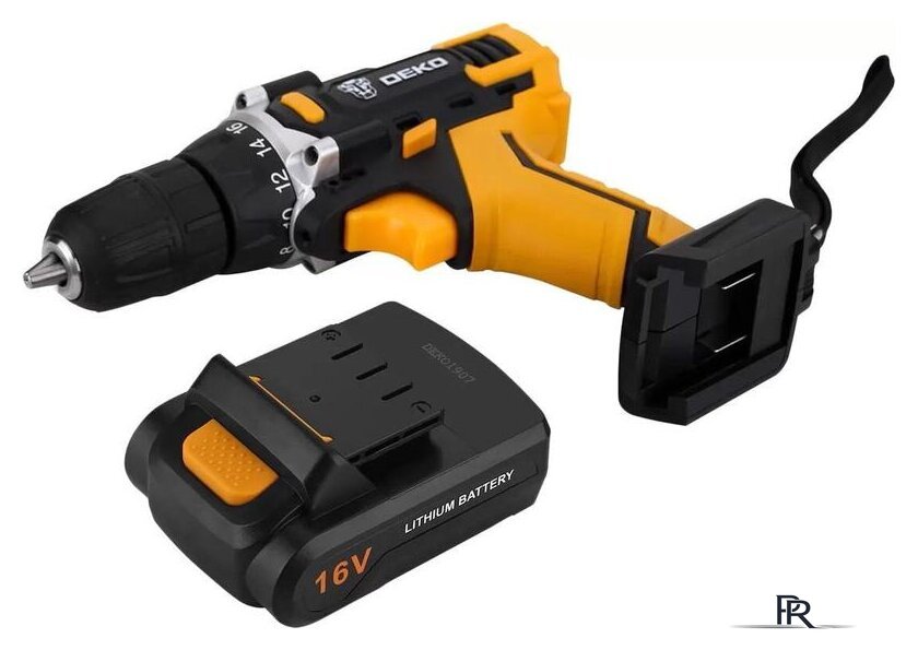 Дрель-шуруповерт Deko DKCD16FU-Li 063-4099 (с 2-мя АКБ, кейс, набор оснастки) - Изображение №4 — Интернет-магазин ПроЗаказ