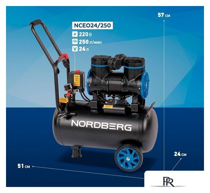 Компрессор Nordberg NCEO24/250 - Изображение №2 — Интернет-магазин ПроЗаказ