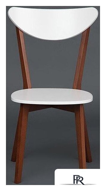 Стул TetChair Maxi жесткое сиденье (белый/бук коричневый) - Изображение №3 — Интернет-магазин ПроЗаказ