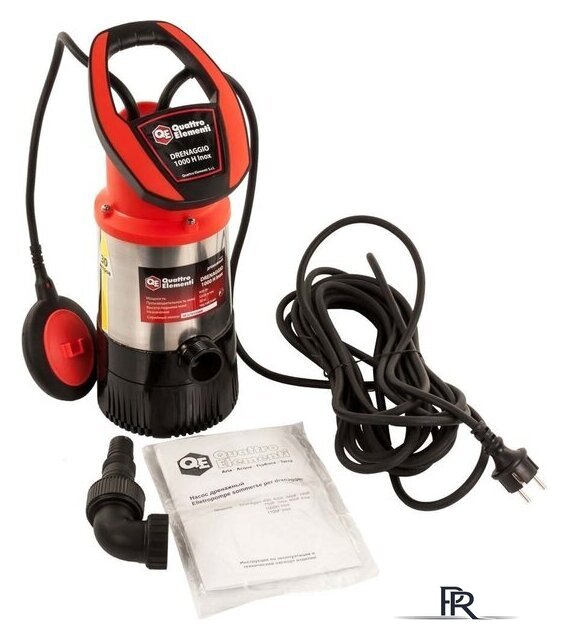 Дренажный насос Quattro Elementi Drenaggio 1000 H Inox - Изображение №5 — Интернет-магазин ПроЗаказ