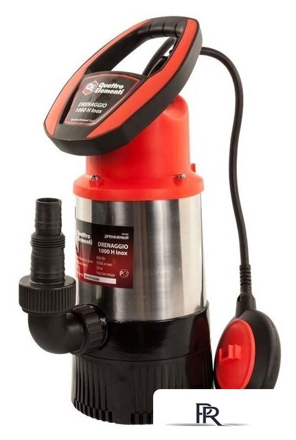 Дренажный насос Quattro Elementi Drenaggio 1000 H Inox - Изображение №6 — Интернет-магазин ПроЗаказ