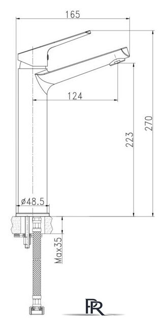 Смеситель Cersanit Flavis 63038 - Изображение №2 — Интернет-магазин ПроЗаказ