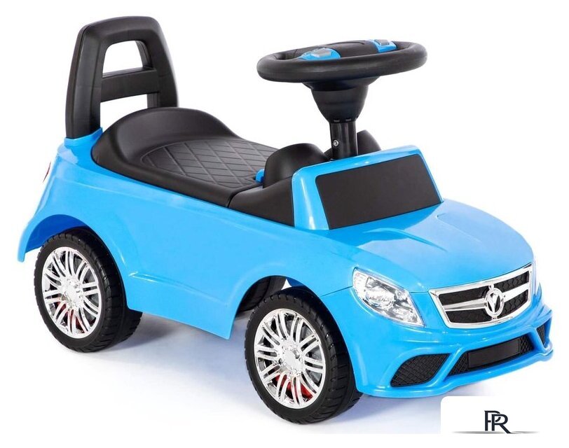 Каталка Полесье SuperCar №3 84484 (голубой) - Изображение №2 — Интернет-магазин ПроЗаказ