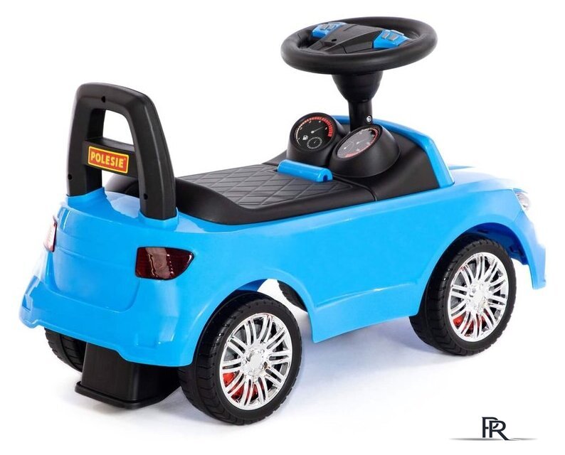 Каталка Полесье SuperCar №3 84484 (голубой) - Изображение №4 — Интернет-магазин ПроЗаказ