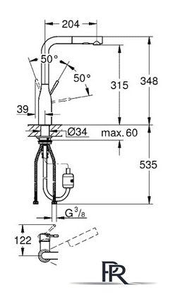 Смеситель Grohe Essence 30270DL0 (теплый закат, матовый) - Изображение №4 — Интернет-магазин ПроЗаказ