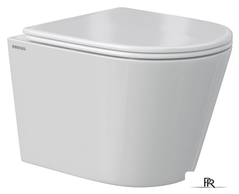 Унитаз подвесной Berges Wasserhaus Vita Rimless 043382 (с сиденьем) - Изображение №4 — Интернет-магазин ПроЗаказ