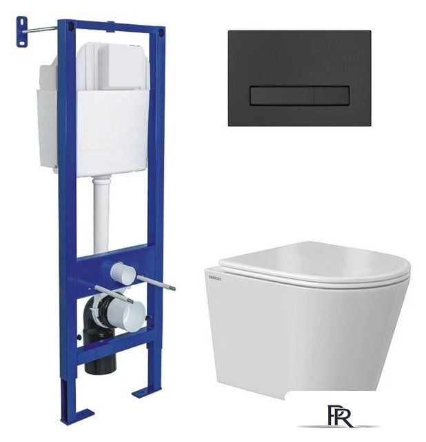 Унитаз подвесной Berges Wasserhaus Vita Rimless 043382 (с сиденьем) - Изображение №1 — Интернет-магазин ПроЗаказ