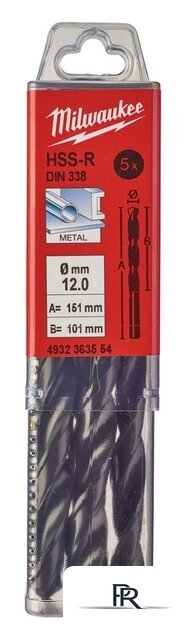 Набор сверл Milwaukee 4932363554 (5 предметов) - Изображение №1 — Интернет-магазин ПроЗаказ