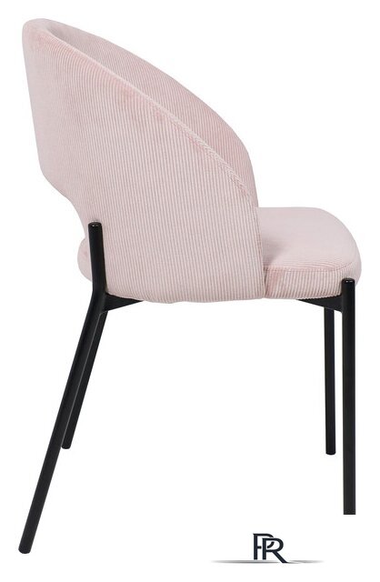 Стул AksHome Elsa (розовый велюр Fjord 91/черный) - Изображение №3 — Интернет-магазин ПроЗаказ