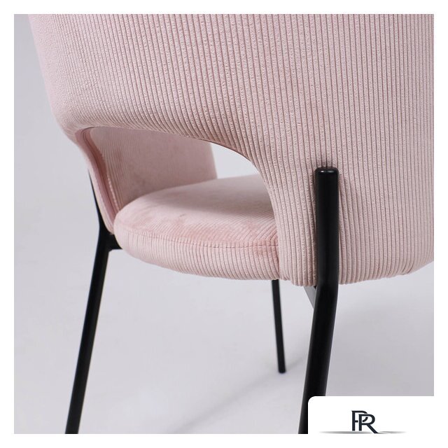 Стул AksHome Elsa (розовый велюр Fjord 91/черный) - Изображение №9 — Интернет-магазин ПроЗаказ