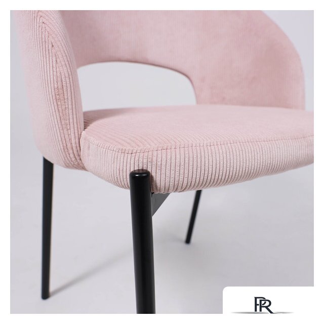 Стул AksHome Elsa (розовый велюр Fjord 91/черный) - Изображение №5 — Интернет-магазин ПроЗаказ