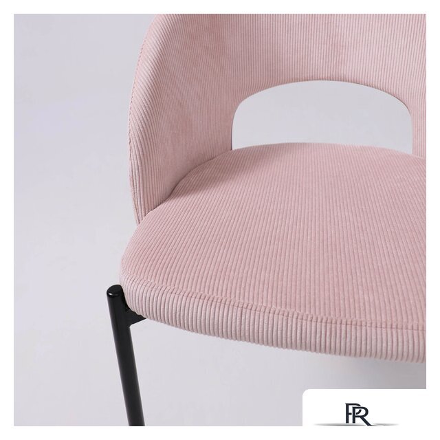 Стул AksHome Elsa (розовый велюр Fjord 91/черный) - Изображение №6 — Интернет-магазин ПроЗаказ