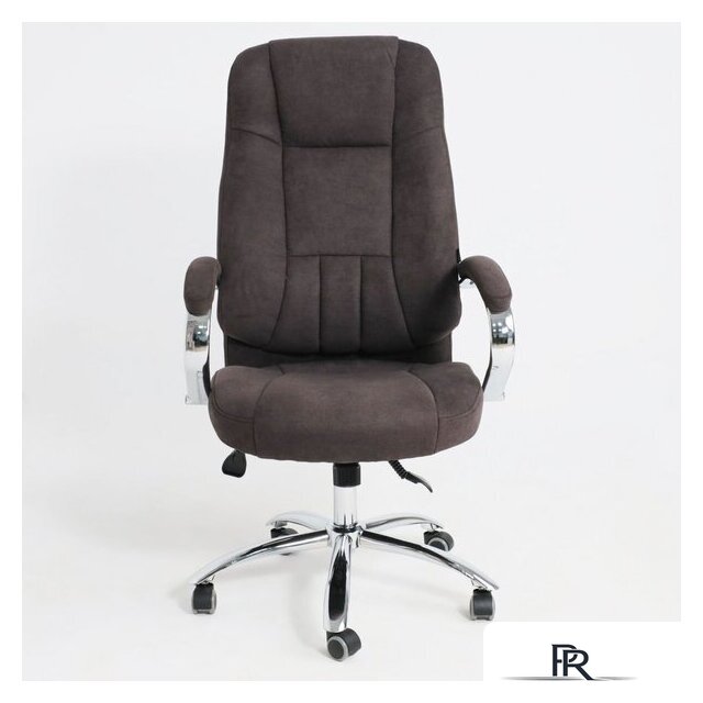 Офисное кресло AksHome King A (ткань, коричневый) - Изображение №5 — Интернет-магазин ПроЗаказ