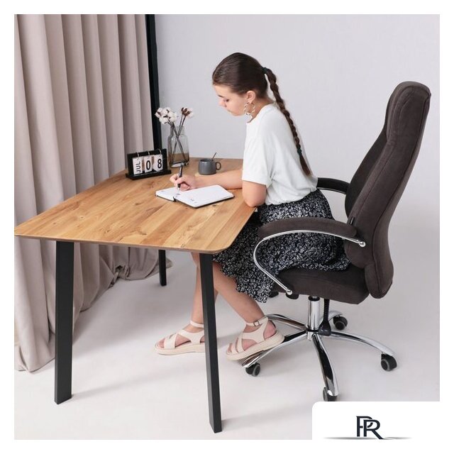 Офисное кресло AksHome King A (ткань, коричневый) - Изображение №14 — Интернет-магазин ПроЗаказ