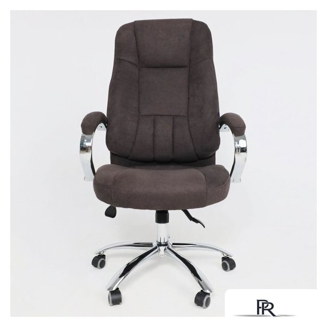 Офисное кресло AksHome King A (ткань, коричневый) - Изображение №4 — Интернет-магазин ПроЗаказ