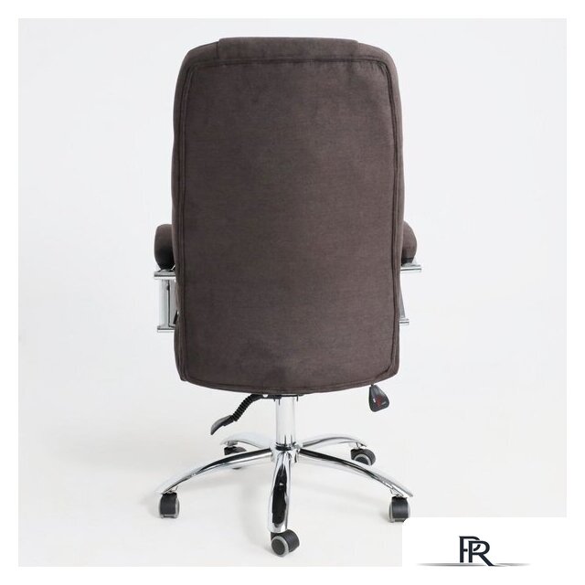 Офисное кресло AksHome King A (ткань, коричневый) - Изображение №7 — Интернет-магазин ПроЗаказ