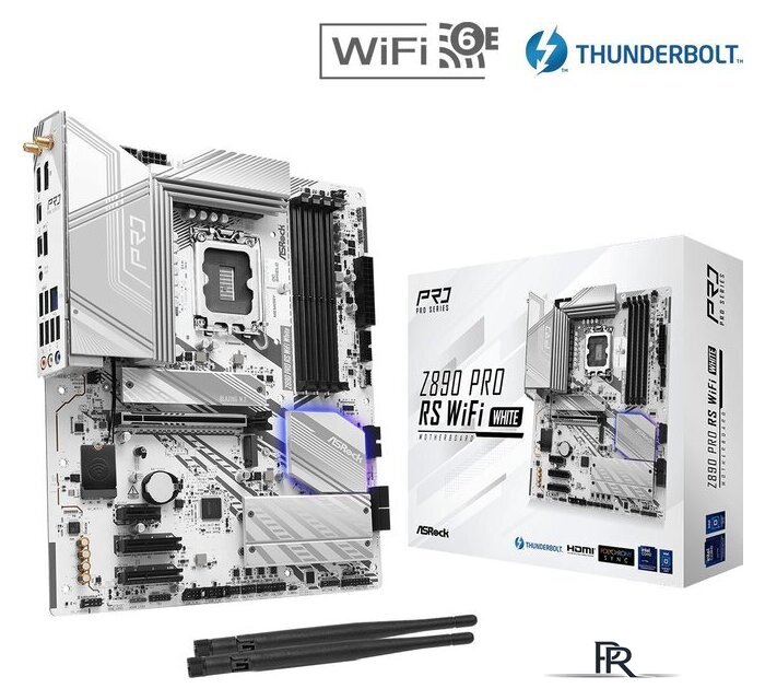 Материнская плата ASRock Z890 Pro RS WiFi White - Изображение №2 — Интернет-магазин ПроЗаказ