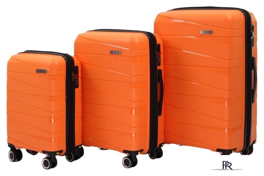 Чемодан-спиннер Pride РР-201 (M, оранжевый) - Изображение №11 — Интернет-магазин ПроЗаказ