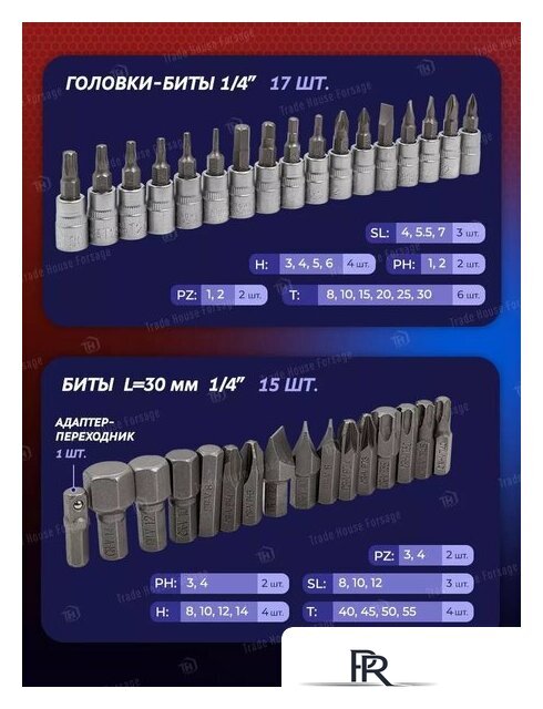 Универсальный набор инструментов Yataforce YF-4941-5(52568) - Изображение №10 — Интернет-магазин ПроЗаказ