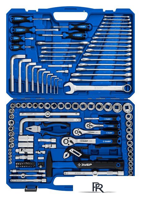 Универсальный набор инструментов Зубр 27670-H142 (142 предмета) - Изображение №1 — Интернет-магазин ПроЗаказ