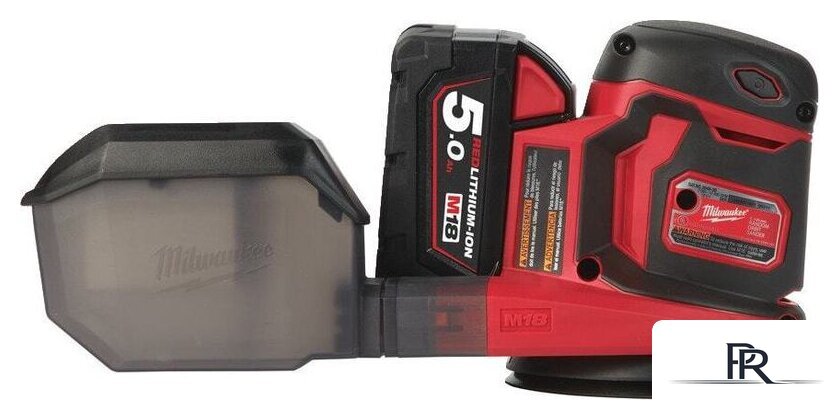 Эксцентриковая шлифмашина Milwaukee M18 BOS125-502B 4933464229 (с 2-мя АКБ, сумка) - Изображение №3 — Интернет-магазин ПроЗаказ