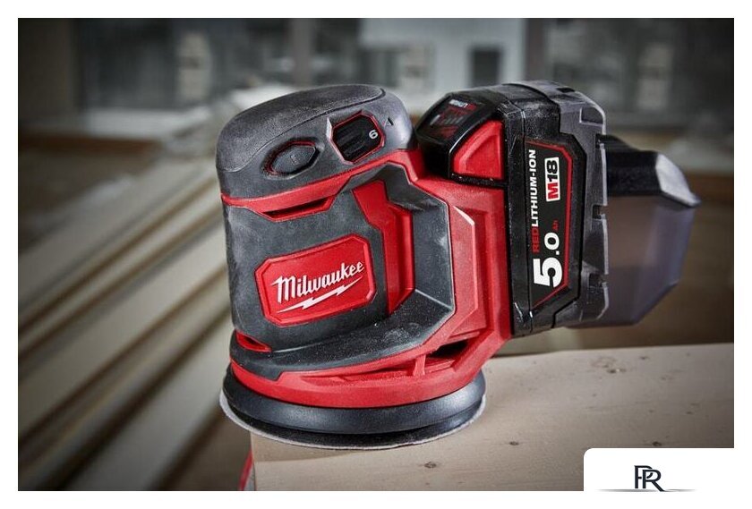 Эксцентриковая шлифмашина Milwaukee M18 BOS125-502B 4933464229 (с 2-мя АКБ, сумка) - Изображение №5 — Интернет-магазин ПроЗаказ