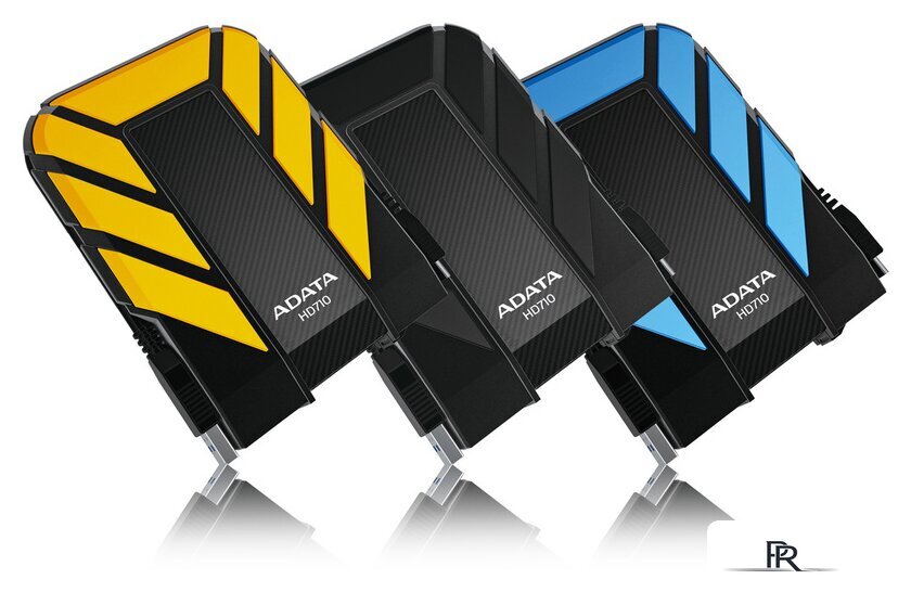 Внешний накопитель ADATA DashDrive Durable HD710 1TB Yellow (AHD710-1TU3-CYL) - Изображение №2 — Интернет-магазин ПроЗаказ