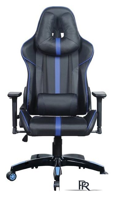 Игровое (геймерское) кресло Brabix GT Carbon GM-120 (черный/синий) - Изображение №2 — Интернет-магазин ПроЗаказ