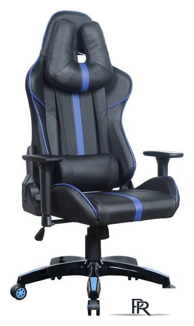 Игровое (геймерское) кресло Brabix GT Carbon GM-120 (черный/синий) - Изображение №1 — Интернет-магазин ПроЗаказ
