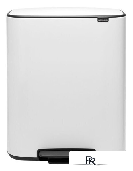 Система сортировки мусора Brabantia Bo Pedal Bin 2 x 30 л (белый) - Изображение №1 — Интернет-магазин ПроЗаказ