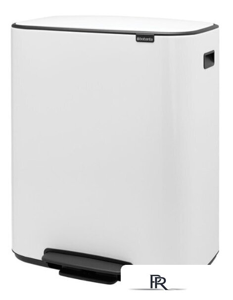 Система сортировки мусора Brabantia Bo Pedal Bin 2 x 30 л (белый) - Изображение №6 — Интернет-магазин ПроЗаказ