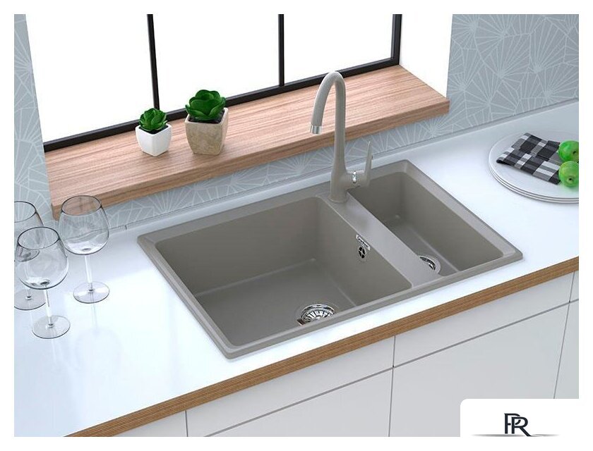Кухонная мойка GranFest GF-LV-760K (серый) - Изображение №3 — Интернет-магазин ПроЗаказ