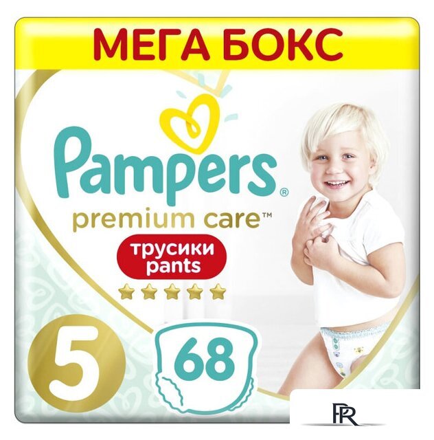 Трусики-подгузники Pampers Premium Care Pants 5 Junior (68 шт) - Изображение №1 — Интернет-магазин ПроЗаказ