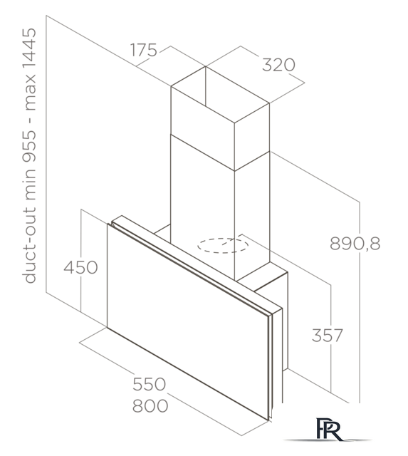 Кухонная вытяжка Elica Plat WH/F/80 PRF0165712 - Изображение №5 — Интернет-магазин ПроЗаказ