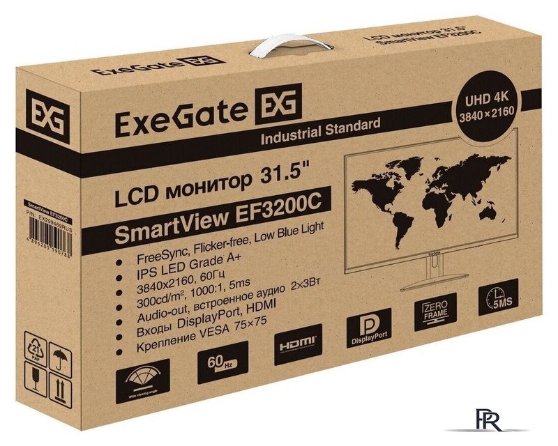 Монитор ExeGate SmartView EF3200C EX299469RUS - Изображение №9 — Интернет-магазин ПроЗаказ