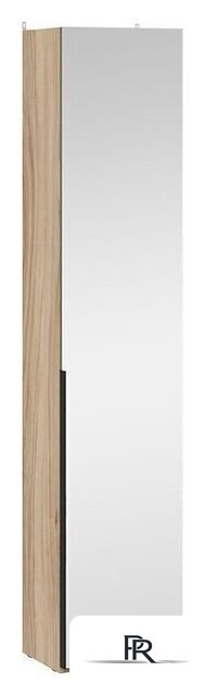 Шкаф-пенал Трия Порто СМ-393.07.212 с 1 зеркальной дверью (яблоня беллуно/графит) - Изображение №1 — Интернет-магазин ПроЗаказ