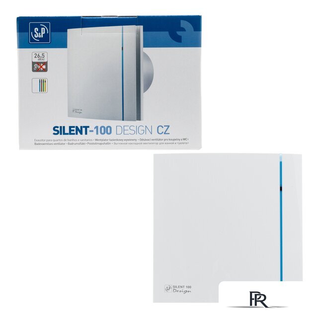 Осевой вентилятор Soler&Palau Silent-100 CZ Matt White Design - 4C 5210007800 - Изображение №4 — Интернет-магазин ПроЗаказ