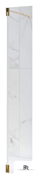 Душевая стенка RGW Z-071Gb 352207103-16 (золото браш/прозрачное стекло) - Изображение №1 — Интернет-магазин ПроЗаказ