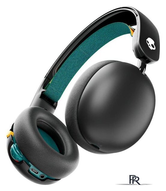 Наушники Skullcandy Grom Wireless (черный/зеленый) - Изображение №1 — Интернет-магазин ПроЗаказ