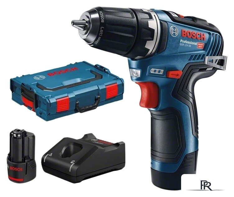 Дрель-шуруповерт Bosch GSR 12V-35 Professional 06019H8002 (с 2-мя АКБ, кейс) - Изображение №1 — Интернет-магазин ПроЗаказ